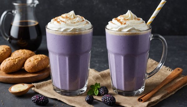 Discover the benefits of ube latte: the natural superfood drink